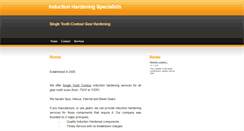 Desktop Screenshot of inductionhardeningspecialists.com